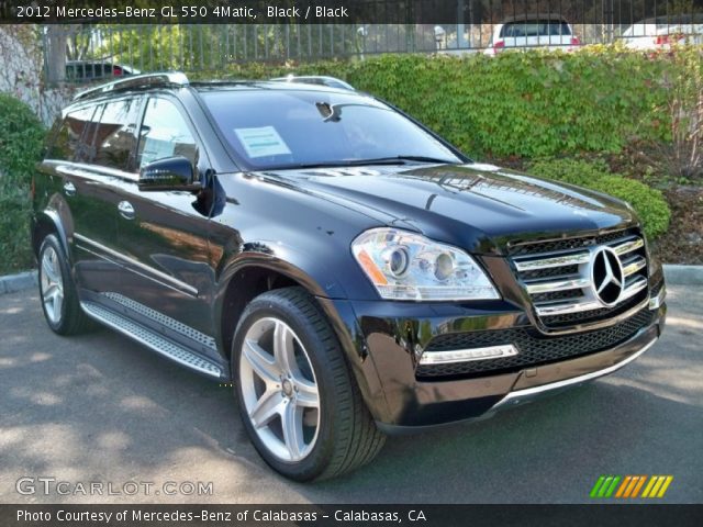 2012 Mercedes-Benz GL 550 4Matic in Black