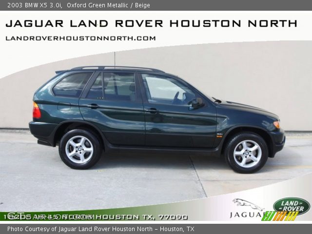 2003 BMW X5 3.0i in Oxford Green Metallic