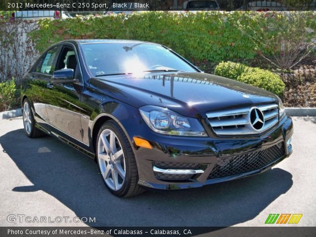 2012 Mercedes-Benz C 250 Sport in Black