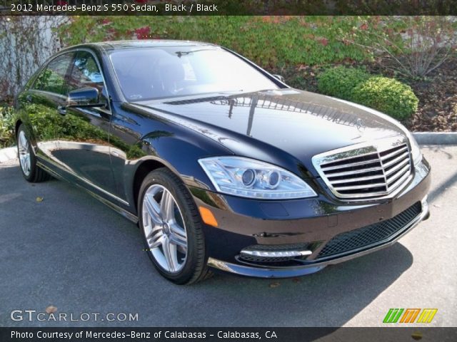 2012 Mercedes-Benz S 550 Sedan in Black
