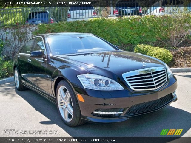 2012 Mercedes-Benz S 550 Sedan in Black