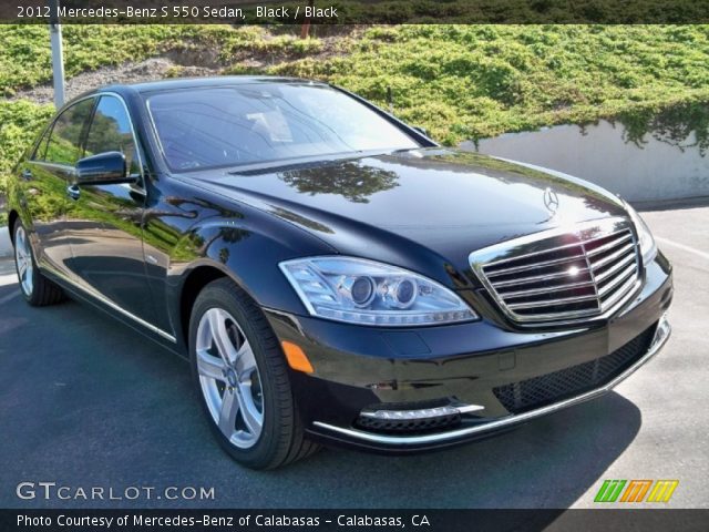 2012 Mercedes-Benz S 550 Sedan in Black