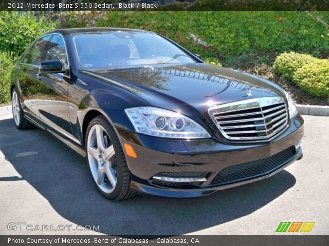 2012 Mercedes-Benz S 550 Sedan in Black