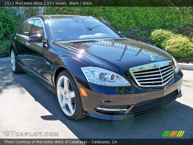 2012 Mercedes-Benz S 550 Sedan in Black
