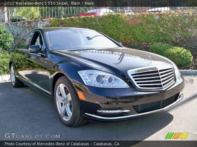2012 Mercedes-Benz S 550 Sedan in Black