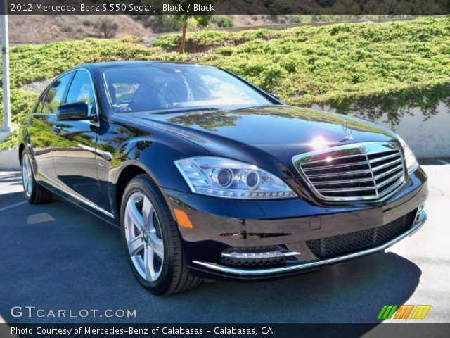 2012 Mercedes-Benz S 550 Sedan in Black