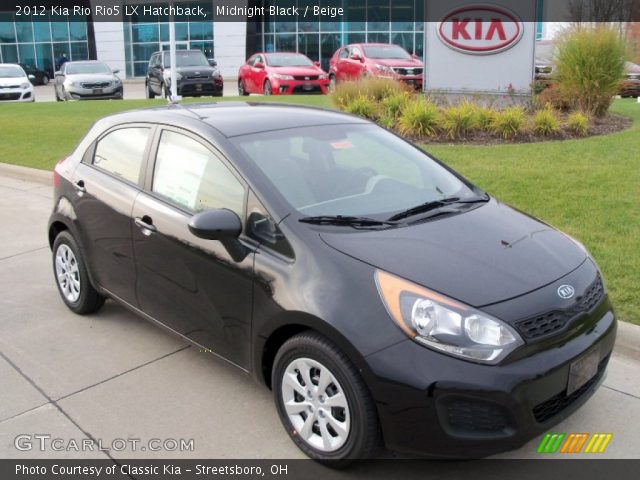 2012 Kia Rio Rio5 LX Hatchback in Midnight Black