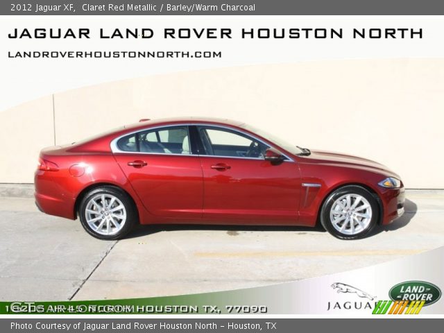 2012 Jaguar XF  in Claret Red Metallic