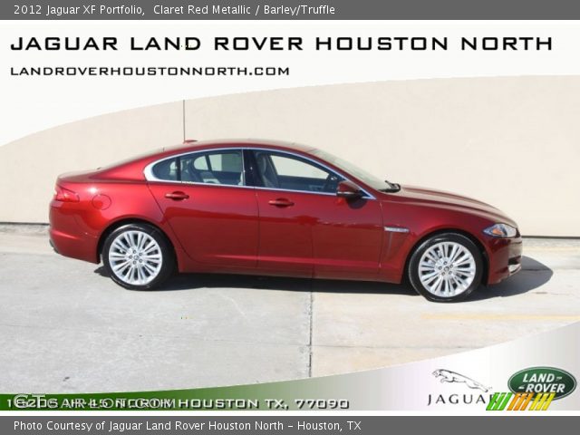 2012 Jaguar XF Portfolio in Claret Red Metallic