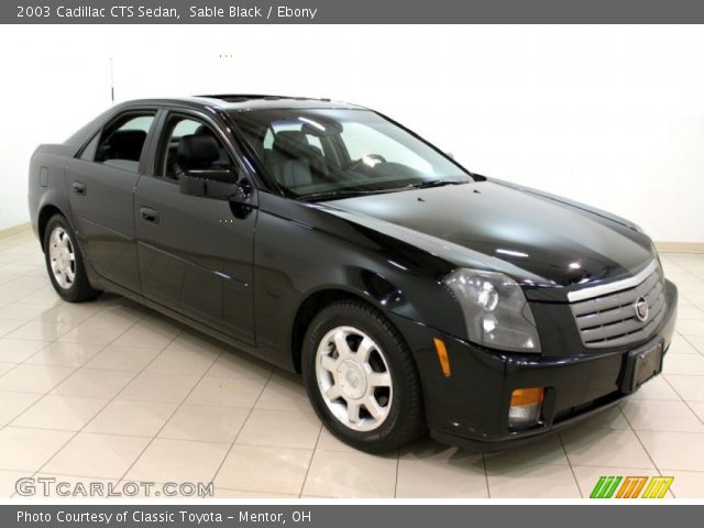 2003 Cadillac CTS Sedan in Sable Black