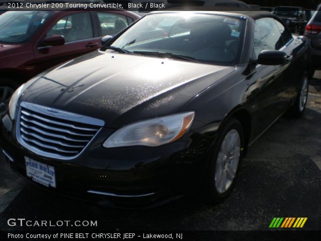 2012 Chrysler 200 Touring Convertible in Black