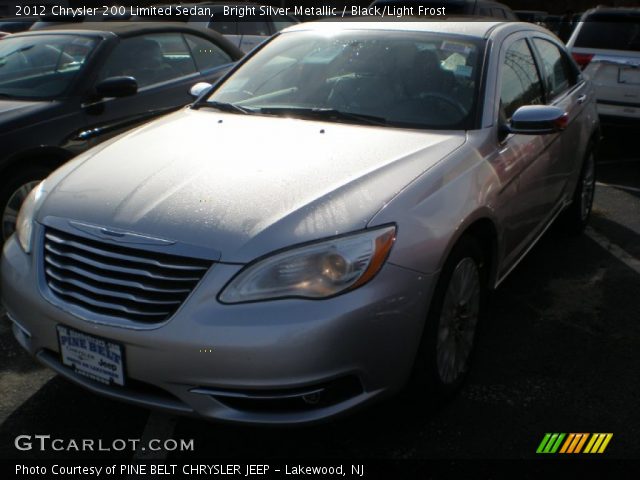 2012 Chrysler 200 Limited Sedan in Bright Silver Metallic