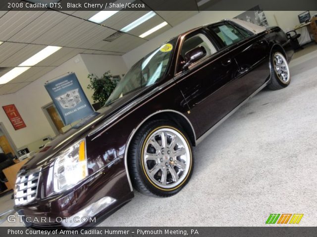 2008 Cadillac DTS  in Black Cherry
