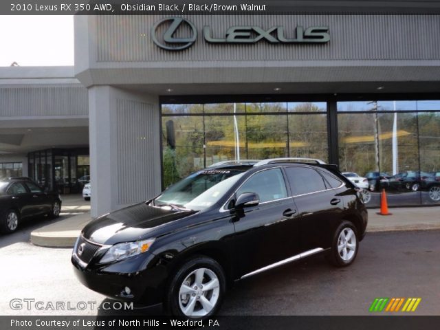 2010 Lexus RX 350 AWD in Obsidian Black