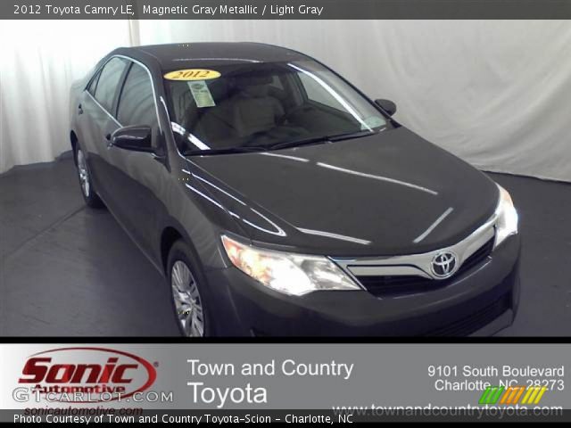 2012 Toyota Camry LE in Magnetic Gray Metallic