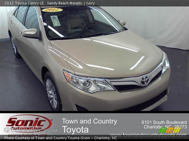 2012 Toyota Camry LE in Sandy Beach Metallic