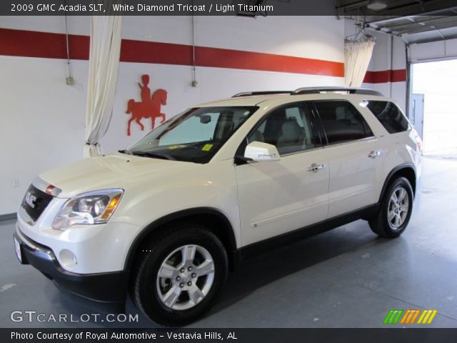 2009 GMC Acadia SLT in White Diamond Tricoat