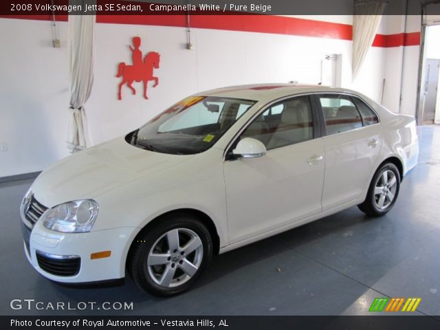 2008 Volkswagen Jetta SE Sedan in Campanella White