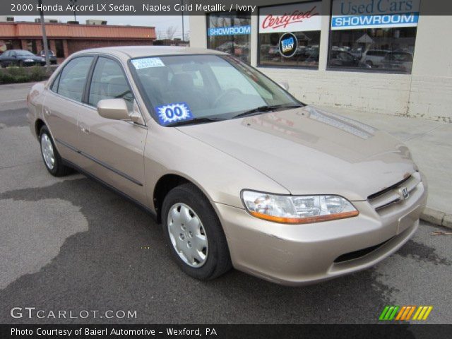 2000 Honda Accord LX Sedan in Naples Gold Metallic