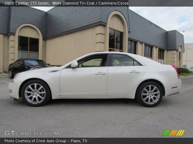 2008 Cadillac CTS Sedan in White Diamond Tri-Coat