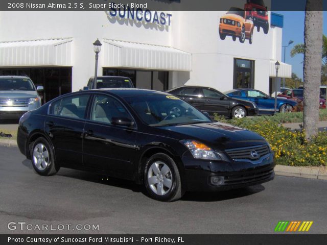 2008 Nissan Altima 2.5 S in Super Black