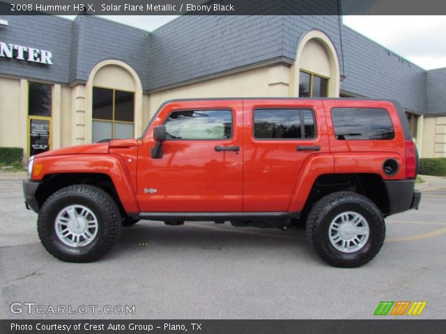 2008 Hummer H3 X in Solar Flare Metallic