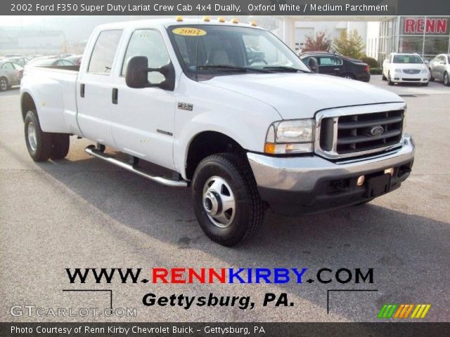 2002 Ford F350 Super Duty Lariat Crew Cab 4x4 Dually in Oxford White