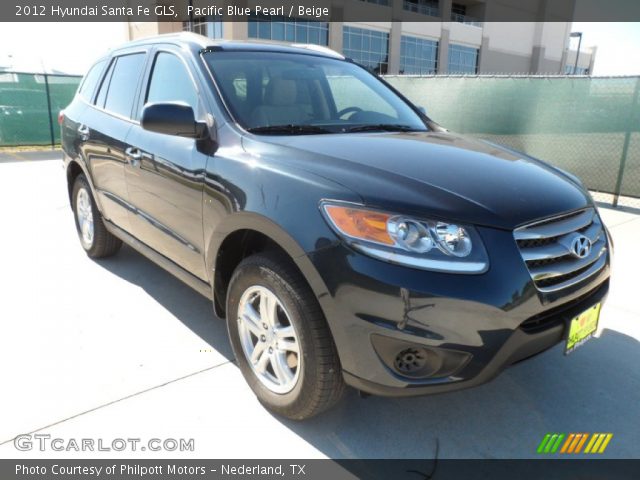 2012 Hyundai Santa Fe GLS in Pacific Blue Pearl