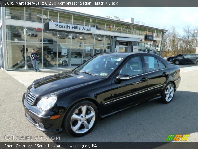 2005 Mercedes-Benz C 230 Kompressor Sedan in Black
