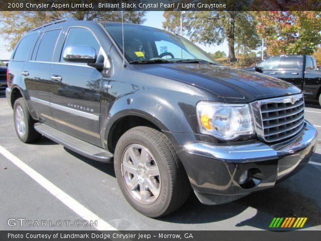 2008 Chrysler Aspen Limited in Brilliant Black Crystal Pearl