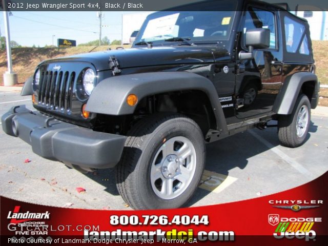 2012 Jeep Wrangler Sport 4x4 in Black