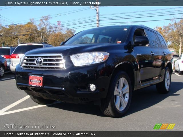 2009 Toyota Highlander Limited 4WD in Black