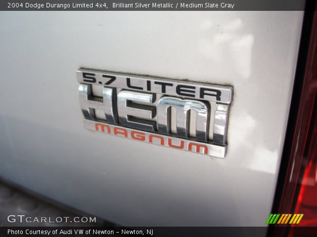 2004 Dodge Durango Limited 4x4 in Brilliant Silver Metallic