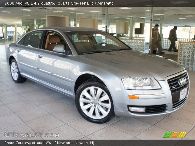 2008 Audi A8 L 4.2 quattro in Quartz Gray Metallic