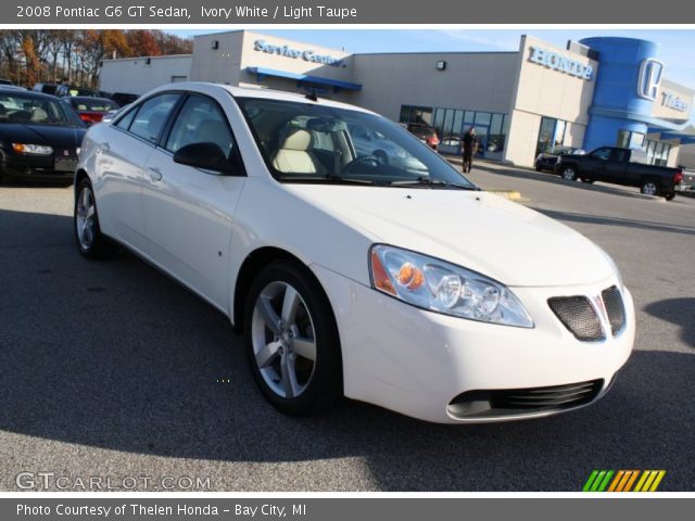 2008 Pontiac G6 GT Sedan in Ivory White