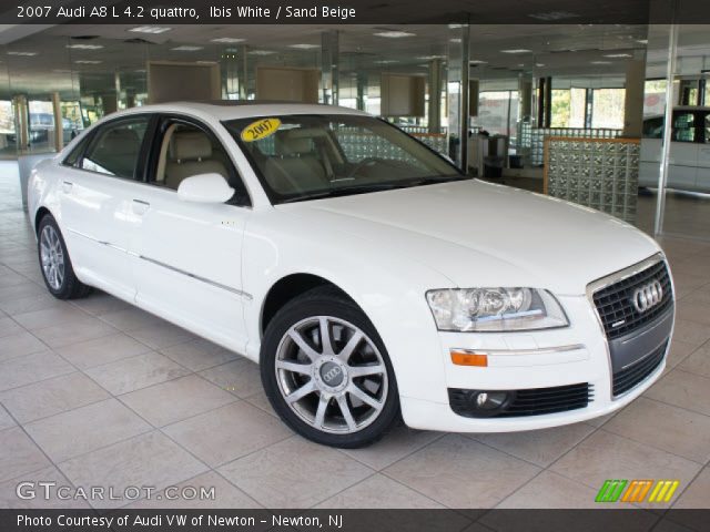 2007 Audi A8 L 4.2 quattro in Ibis White