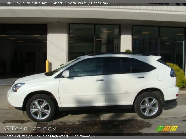 2008 Lexus RX 400h AWD Hybrid in Crystal White