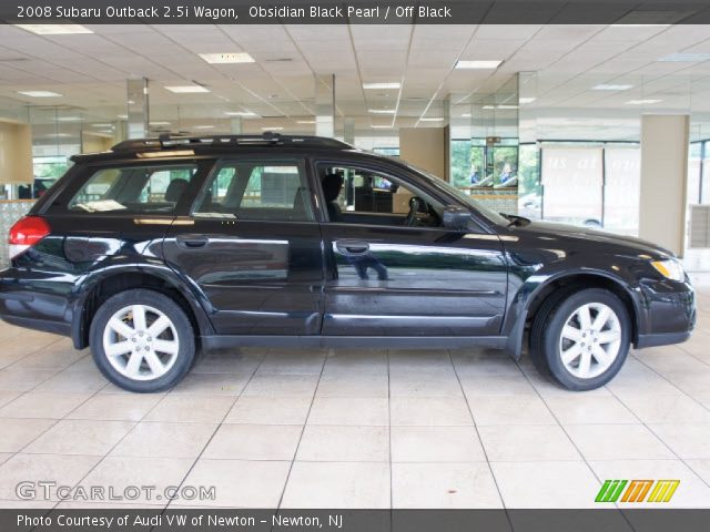 2008 Subaru Outback 2.5i Wagon in Obsidian Black Pearl