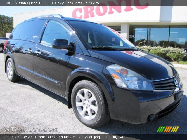 2008 Nissan Quest 3.5 SL in Galaxy Black Metallic