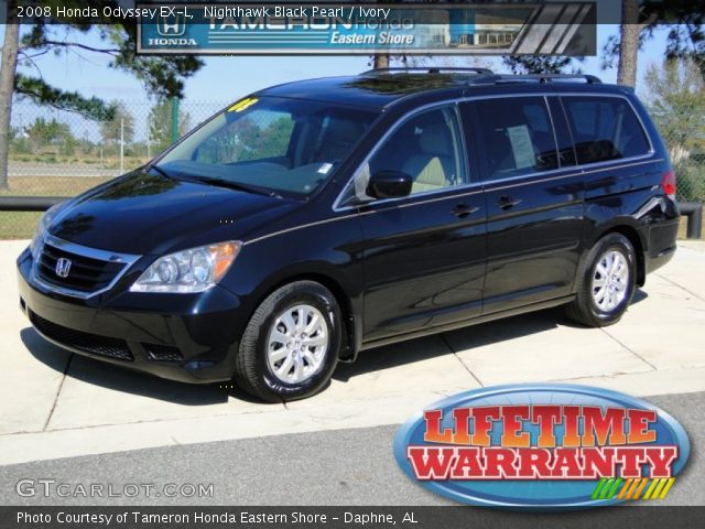 2008 Honda Odyssey EX-L in Nighthawk Black Pearl