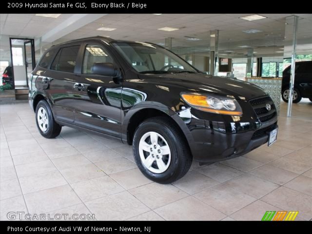 2009 Hyundai Santa Fe GLS in Ebony Black