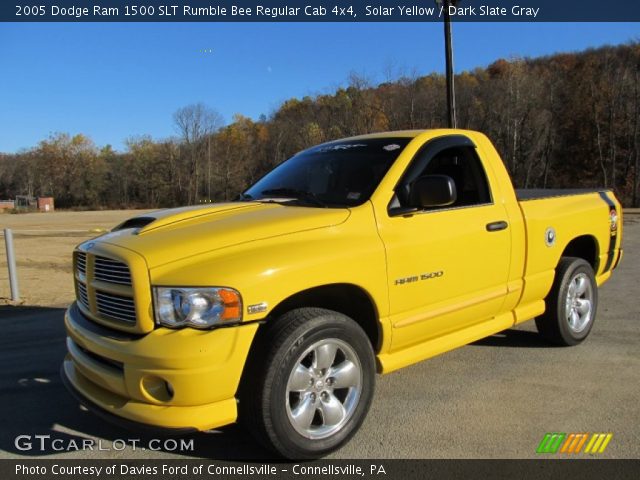 2005 Dodge Ram 1500 SLT Rumble Bee Regular Cab 4x4 in Solar Yellow