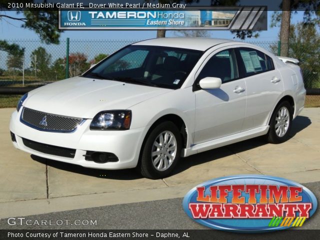 2010 Mitsubishi Galant FE in Dover White Pearl