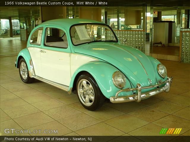 Mint White 1966 Volkswagen Beetle Custom Coupe White Interior Gtcarlot Com Vehicle Archive