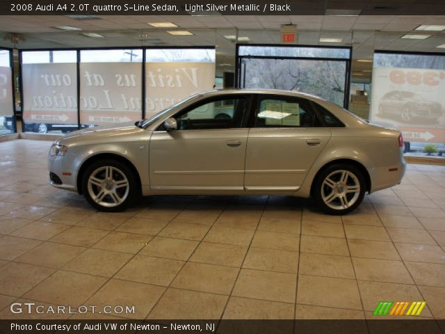 2008 Audi A4 2.0T quattro S-Line Sedan in Light Silver Metallic