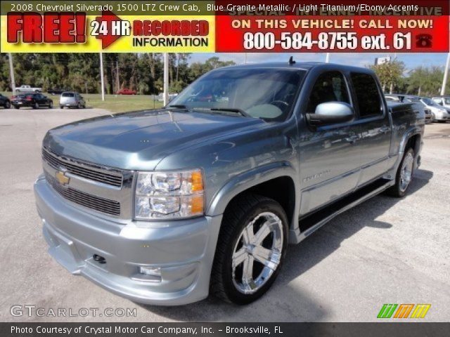 2008 Chevrolet Silverado 1500 LTZ Crew Cab in Blue Granite Metallic