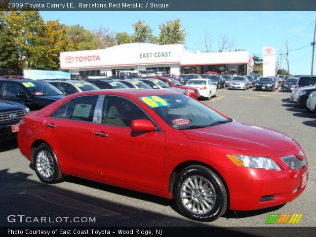2009 Toyota Camry LE in Barcelona Red Metallic