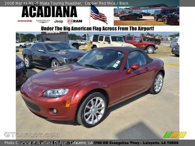 2008 Mazda MX-5 Miata Touring Roadster in Copper Red Mica
