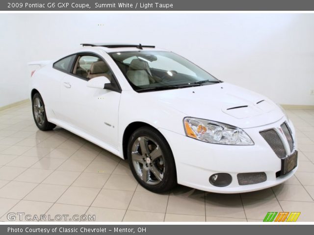 2009 Pontiac G6 GXP Coupe in Summit White