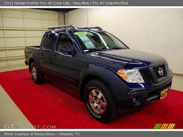 2011 Nissan Frontier Pro-4X Crew Cab in Navy Blue
